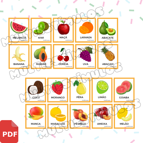 Jogo da Memória das Frutas – PDF – MultiEstímulos